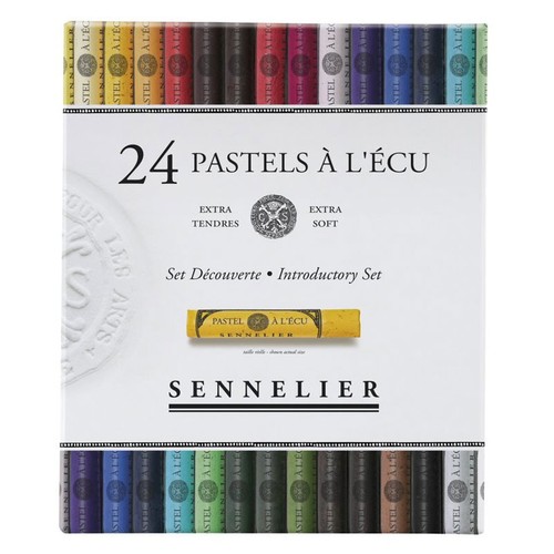 Pastels écu boîte de - à,