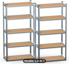 2 Rayonnage 5 Niveaux 