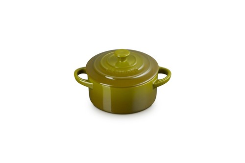 Mini olive stoneware cocotte - stoneware, 8