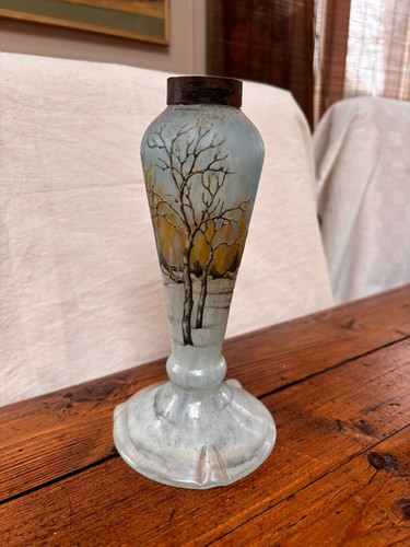 Magnifique pied lampe daum - lampe,