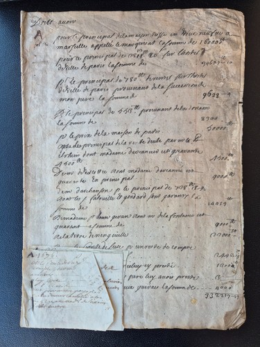 Manuscrit dauphiné 1593 - manuscrit, 1593-1635