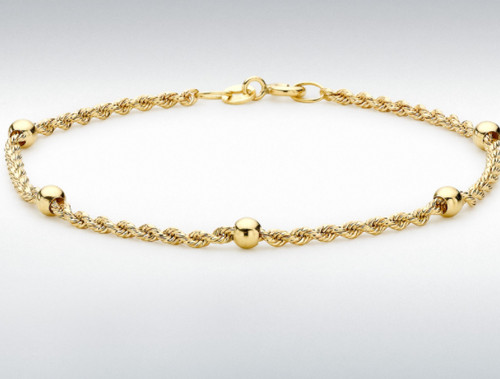 Bracelet jaune 9 carats - en,