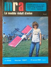 MRA n°495 du 2/1981; Planeur SB 10 en 4,33 m/ Le chasseur Mig 3/ Compresseur