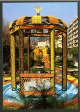 carte postale la côte d'azur menton fêtes du citron fêtes galantes 1992