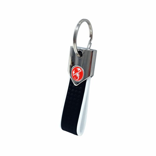 Porte clés abarth carbone - porte-clés,