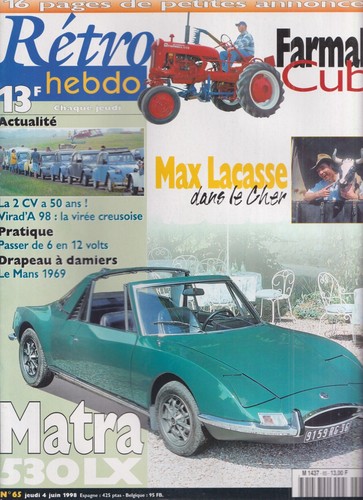 Retro hebdo farmall cub - hebdo,