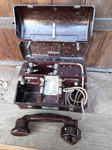 Téléphone militaire 1945 ww2 - téléphone,