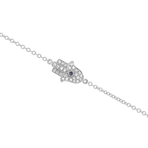 14k blanc diamant bleu - or,