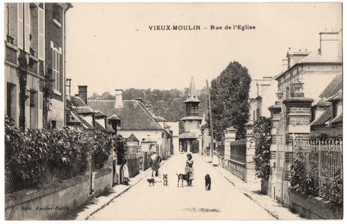 Cpa vieux moulin - vieux,