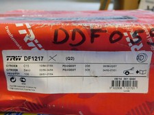 TRW DF1217 2 DISQUE FREIN Bremsscheibe DISC citroen C15 SAXO peugeot 106-206-306