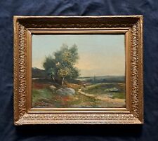 Tableau impressionniste - Huile sur toile de Théodore LINSYER 1885 + 4 CD neufs