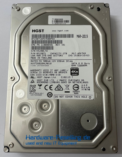 Hgst hus726020aln610 disque - hgst,