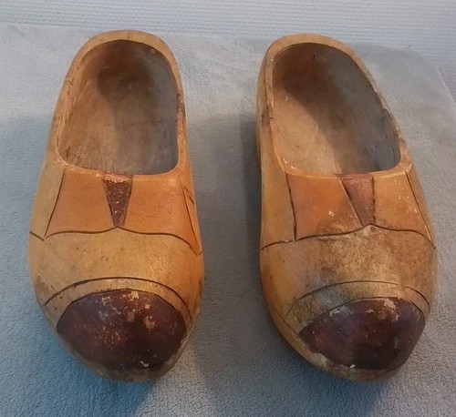 Paire sabot bois ancien - sabot, en