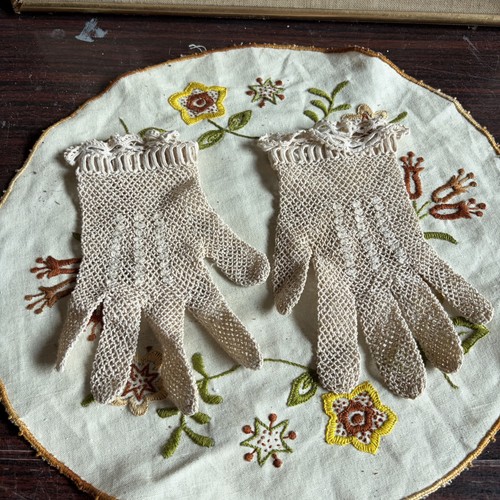 Paire gants ancien au - ancien,