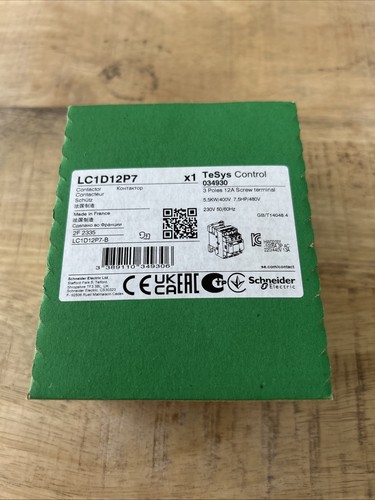 Contacteur moteur lc1d12p7 - contacteur, 3