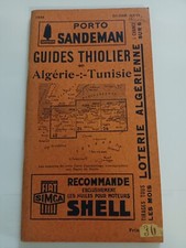 Guide Thiolier , Algérie Tunisie,1938