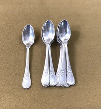 12 cuillères à café / moka CHRISTOFLE modèle TRIANON métal argenté Couvert 10 cm