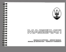 MANUEL D'ATELIER MASERATI