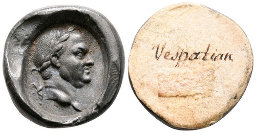 Empreinte portrait vespasien - empreinte,