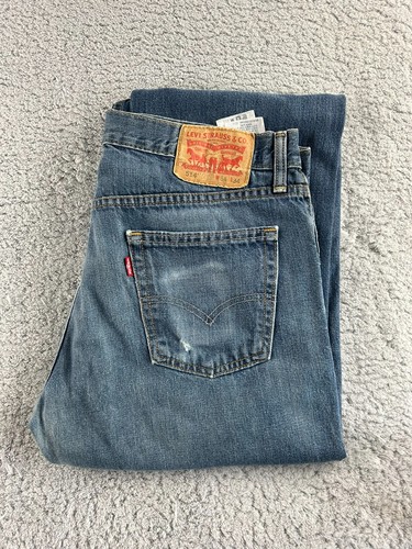 Jean levis 514 bleu coupe - levis,