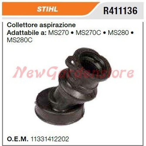 Collecteur admission stihl - collecteur, d'admission