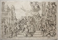 Eau-forte de Guiseppe MITELLI d’après Paolo VERONESE