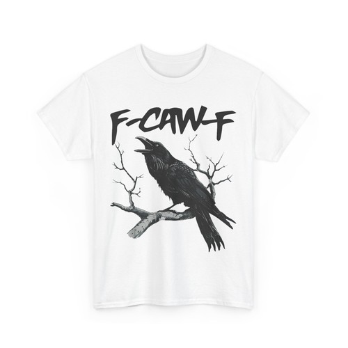 Black crow caw - f-caw-f, bird