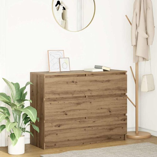 Buffet chêne noir 100x35x76