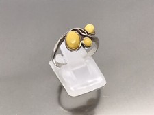 BAGUE AMBRE ancienne vintage