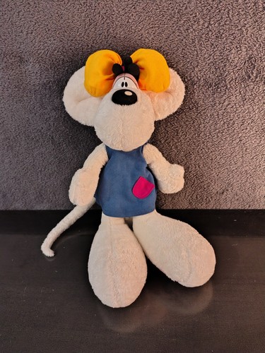 Peluche diddlina robe bleue - peluche,