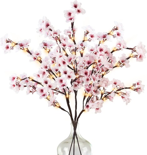 3pcs lighted cherry - cherry, blossom