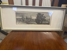 Ancien Tableau Gravure Dessin