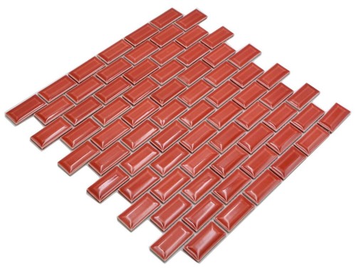 Mosaïque rouge metrooptik - mosaïque,