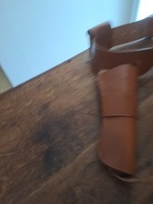 Ensemble Cuir Holster Ceinturon Etui Menottes Style Usa Police