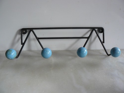 Ancien porte manteau - manteau, boules