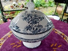 Soupière terre fer faience - terre,