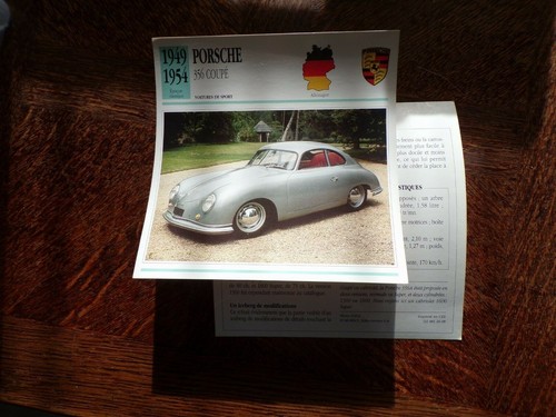 Fiche carte card voiture - fiche,