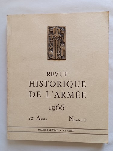 Revue historique armée - revue, de