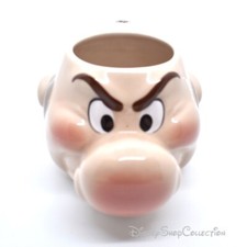 Mug tête 3D Grincheux DISNEY STORE Blanche-Neige tasse céramique visage 18 cm