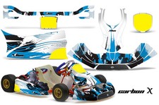 Autocollants Graphiques Go Kart Pour KG Freeline Birel ADULTE CARBONX U