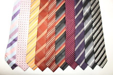 Lot De 10 Cravates En Soie