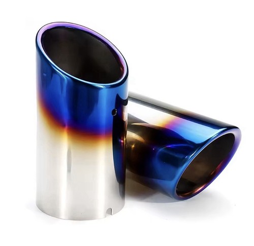 Embouts échappement bleu - 2x,