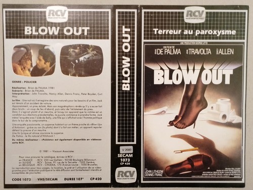 Jaquette vhs blow - -, out