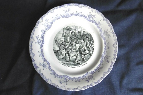 Ancienne assiette parlante sur - ancienne,
