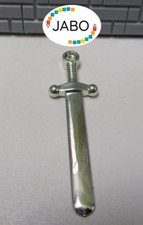 Lego épée chrome - chrome, or