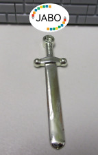 (B7/5) LEGO épée chrome or