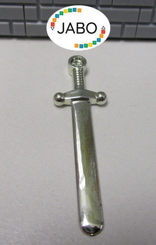 Lego épée chrome or - chrome,