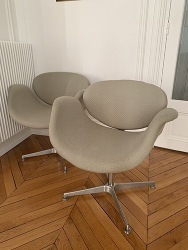 Paire fauteuils tulipe - de,