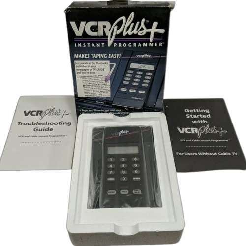 Vintage vcr plus - vcr, plus+
