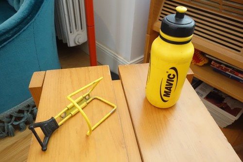 Bidon vintage mavic jaune avec - bidon,